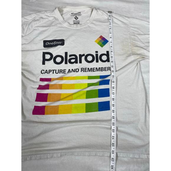 Polaroid Capture & Remember Graphic Tee White Size XL - Picture 4 of 5